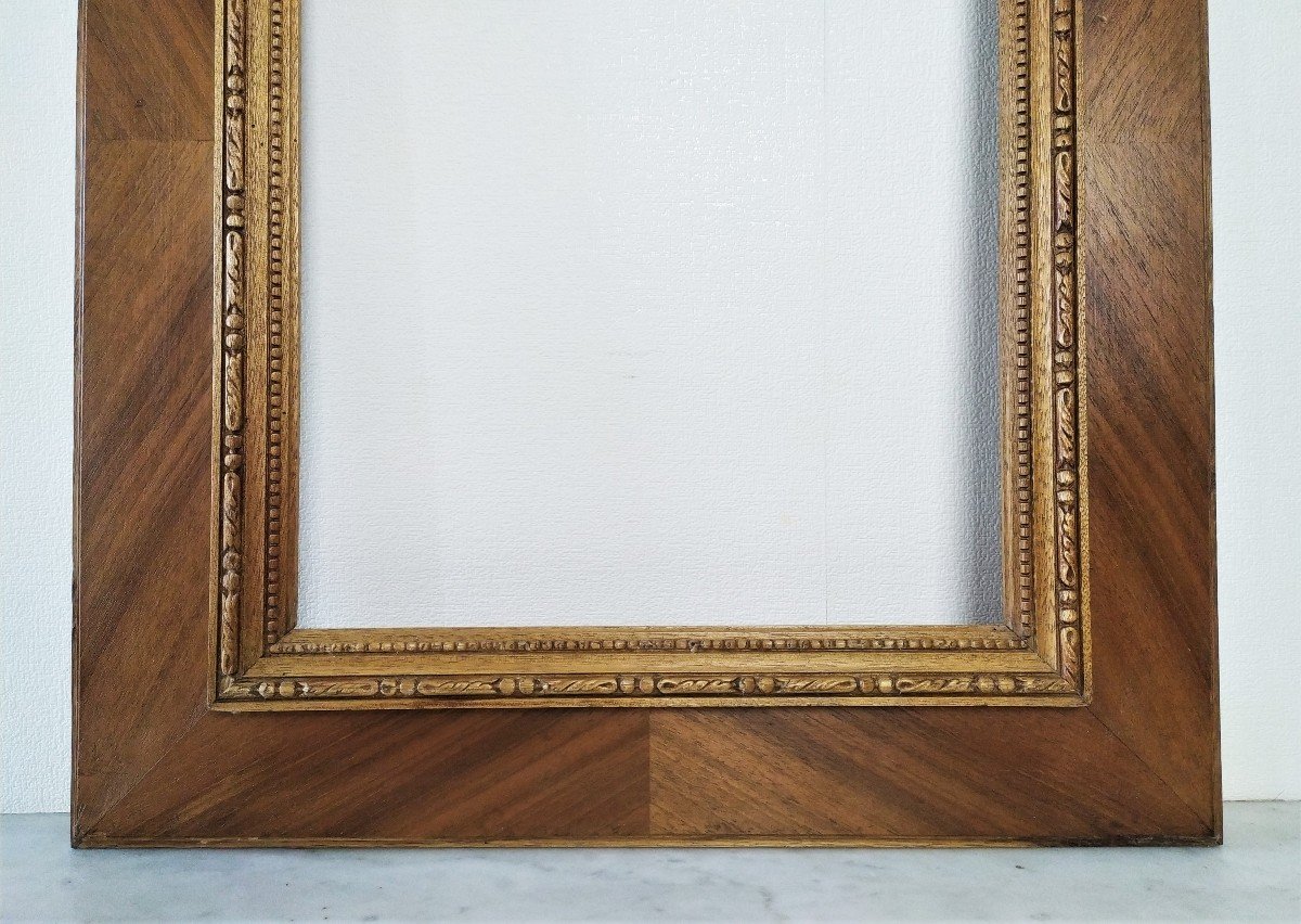 Ornated Frame For Mirror Painting Or Photo Carved Wood-photo-4