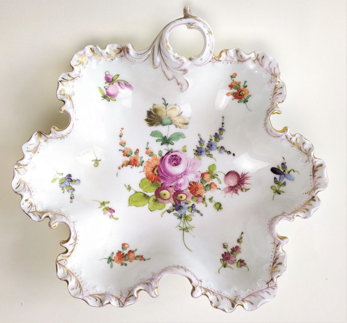 Dresden Hand Painted Porcelain Saxe-photo-5