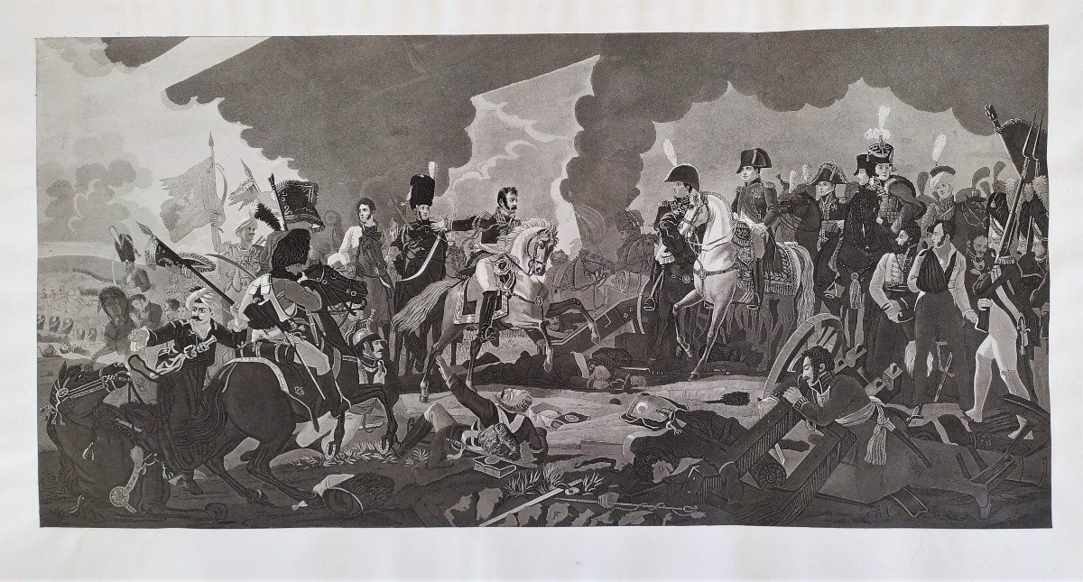 Bataille Napoléon Gravure 19ème-photo-2