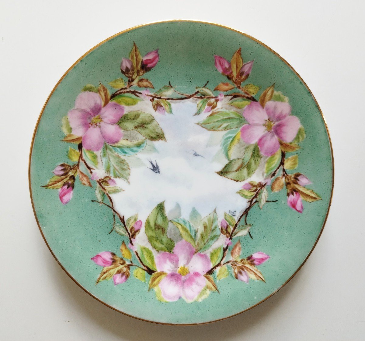 Hand Painted Porcelain Plate