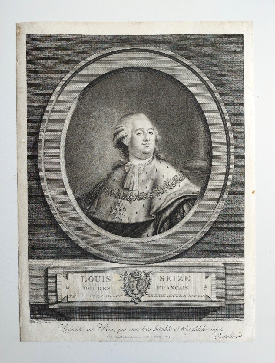 Louis XVI Gravure 18ème-photo-2