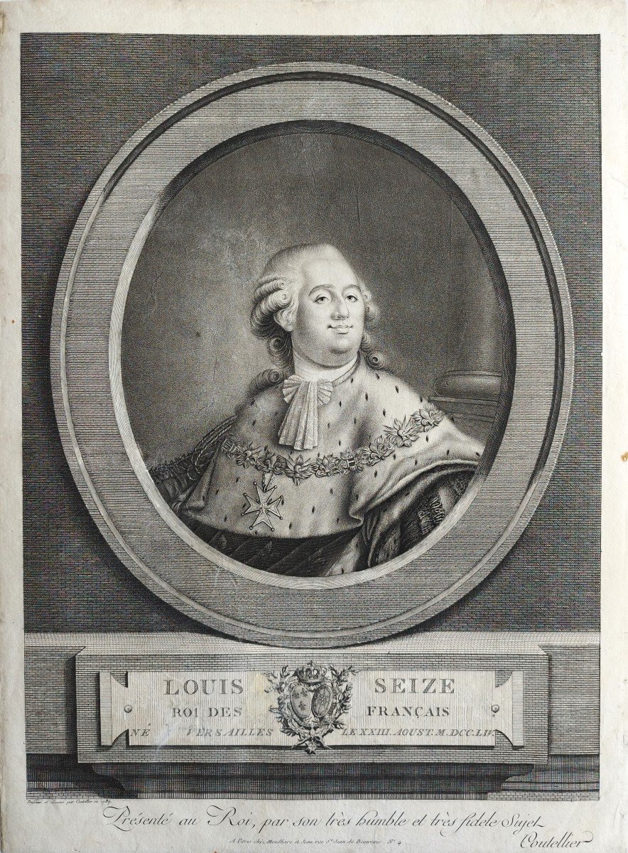 Louis XVI Gravure 18ème-photo-3