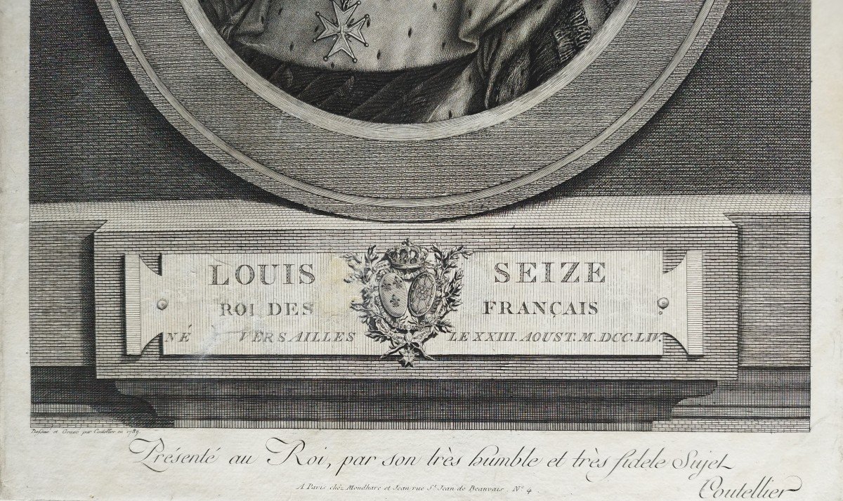 Louis XVI Gravure 18ème-photo-4