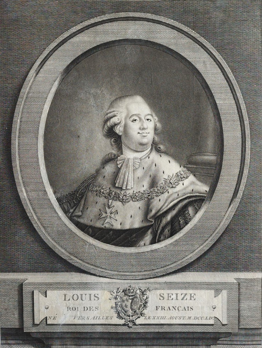 Louis XVI Gravure 18ème-photo-1