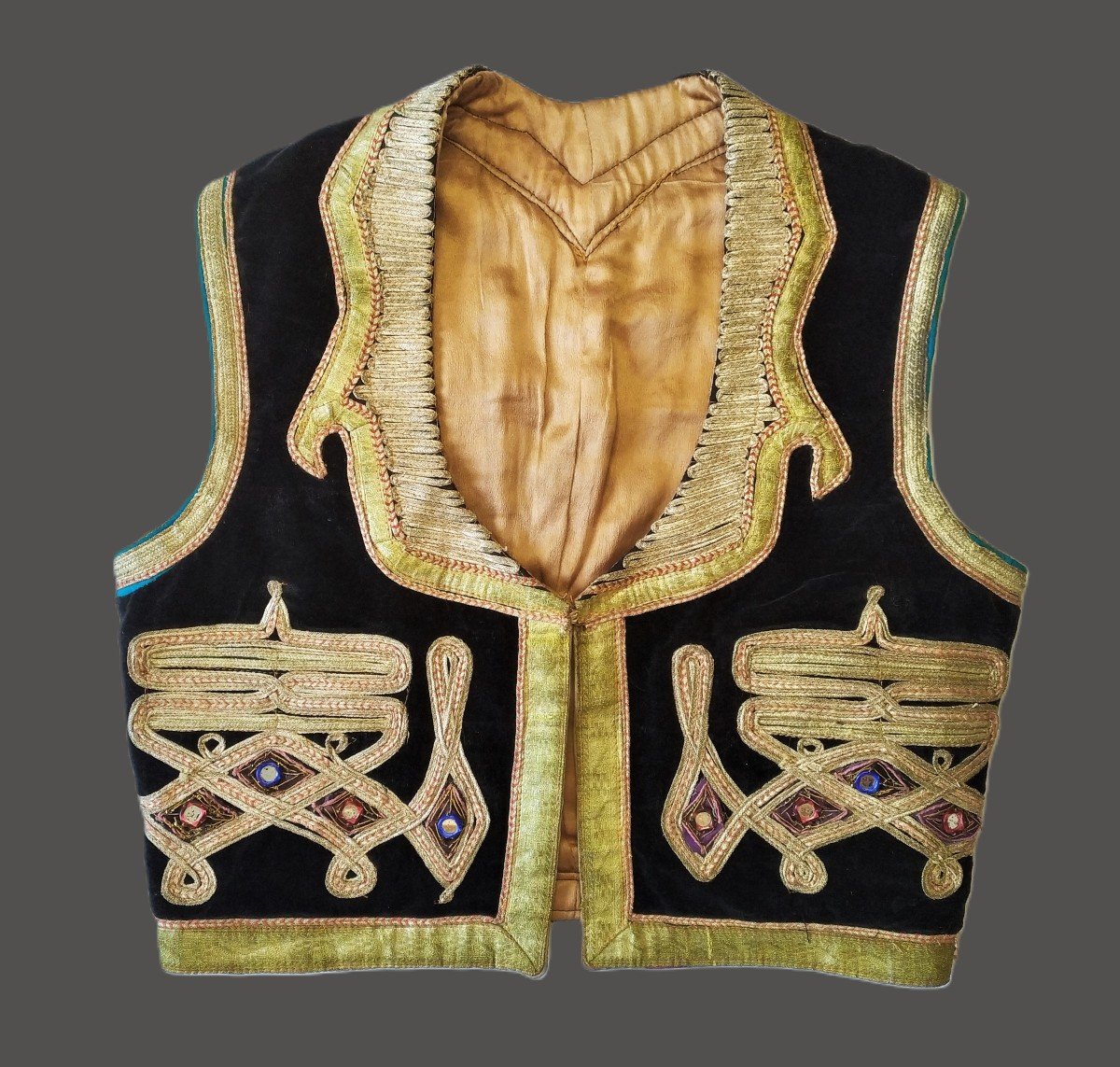 Antique Embroidered Oriental Vest