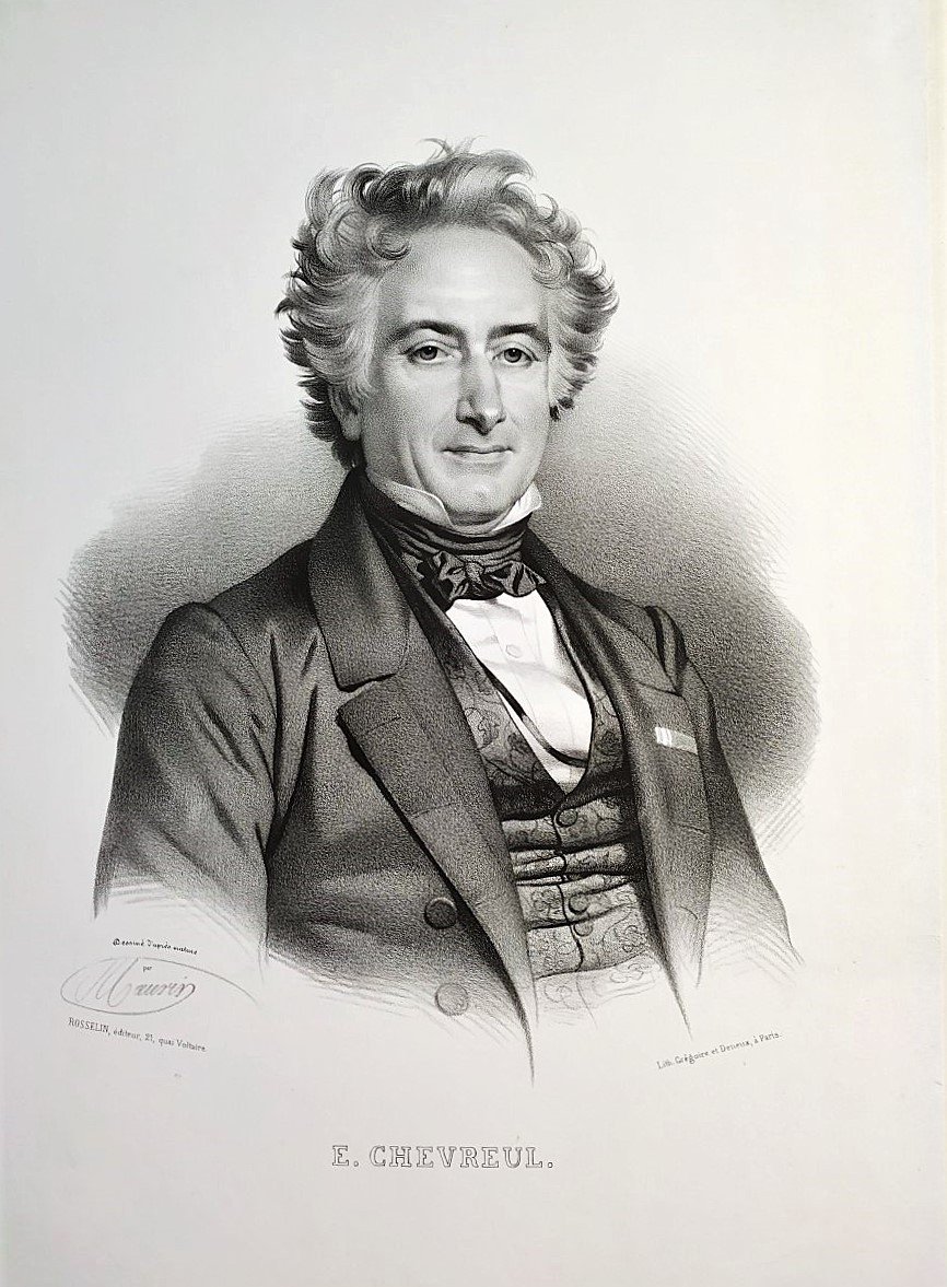 Michel Eugène Chevreul Lithographie  Ancienne Par Grégoire Et Deneux 19ème-photo-3