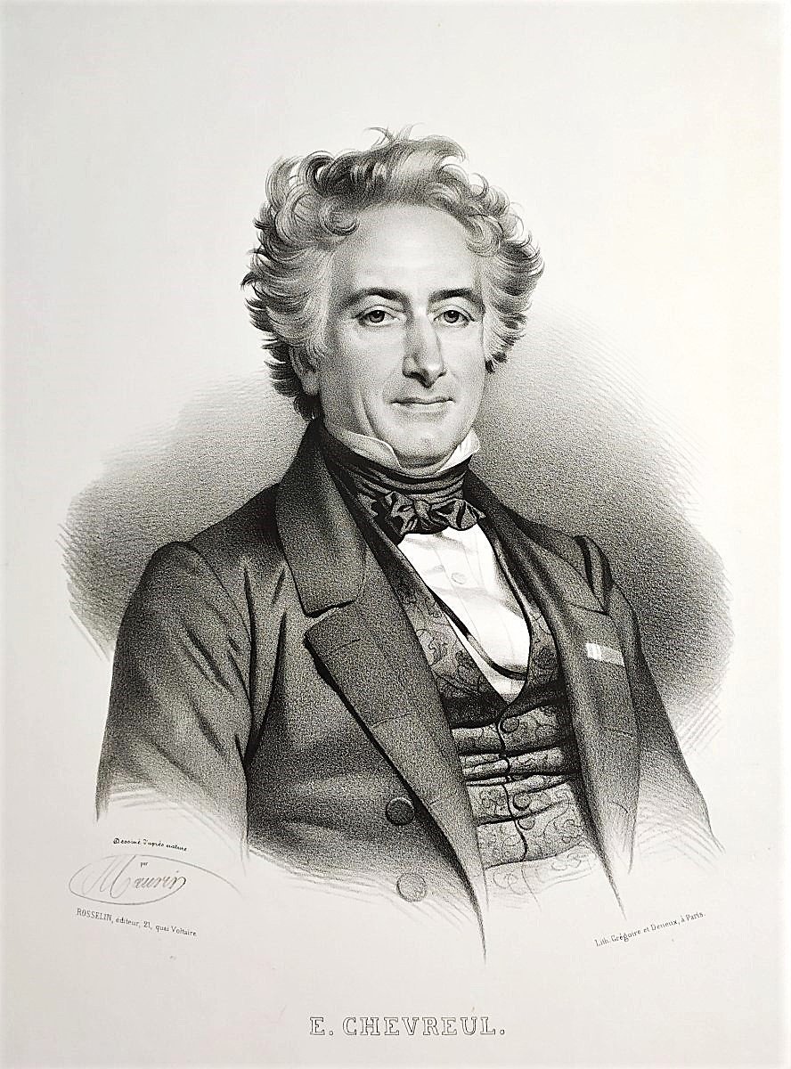 Michel Eugène Chevreul Lithographie  Ancienne Par Grégoire Et Deneux 19ème-photo-4