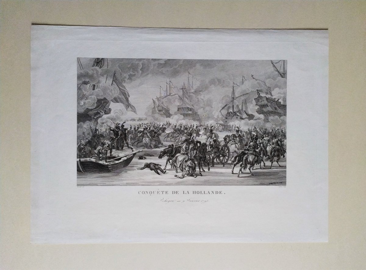 Naval Battle 19th Engraving-photo-2