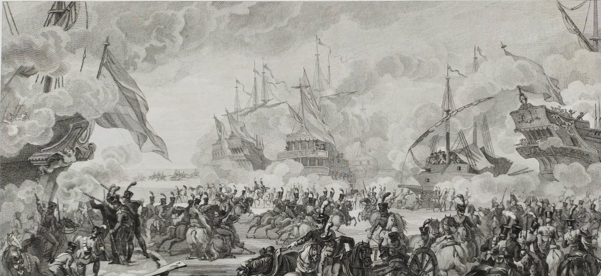 Naval Battle 19th Engraving-photo-6