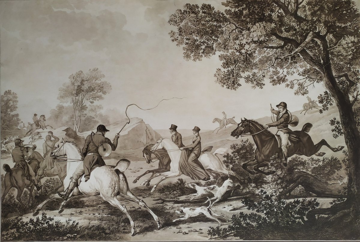 Gravure De Chasse 