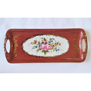 Limoges France Porcelain Tray Hand Painted Decor