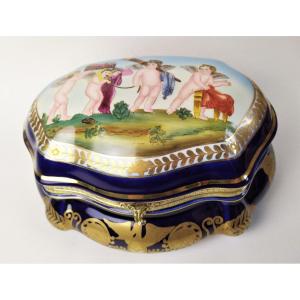 Hand Painted Porcelain Box