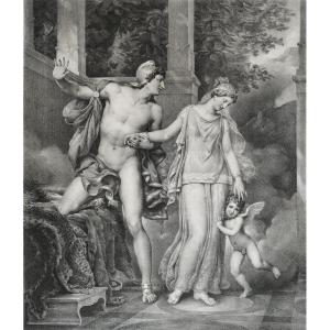 Mythologie Grecque Venus Lithographie 19ème 