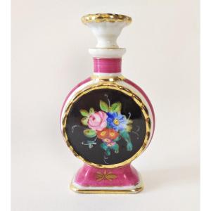 Hand Painted Porcelain 19th Century Perfume Bottle Jacob Petit 