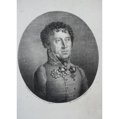 G.Engelmann Portrait De Jos Schönschütz Lithographie