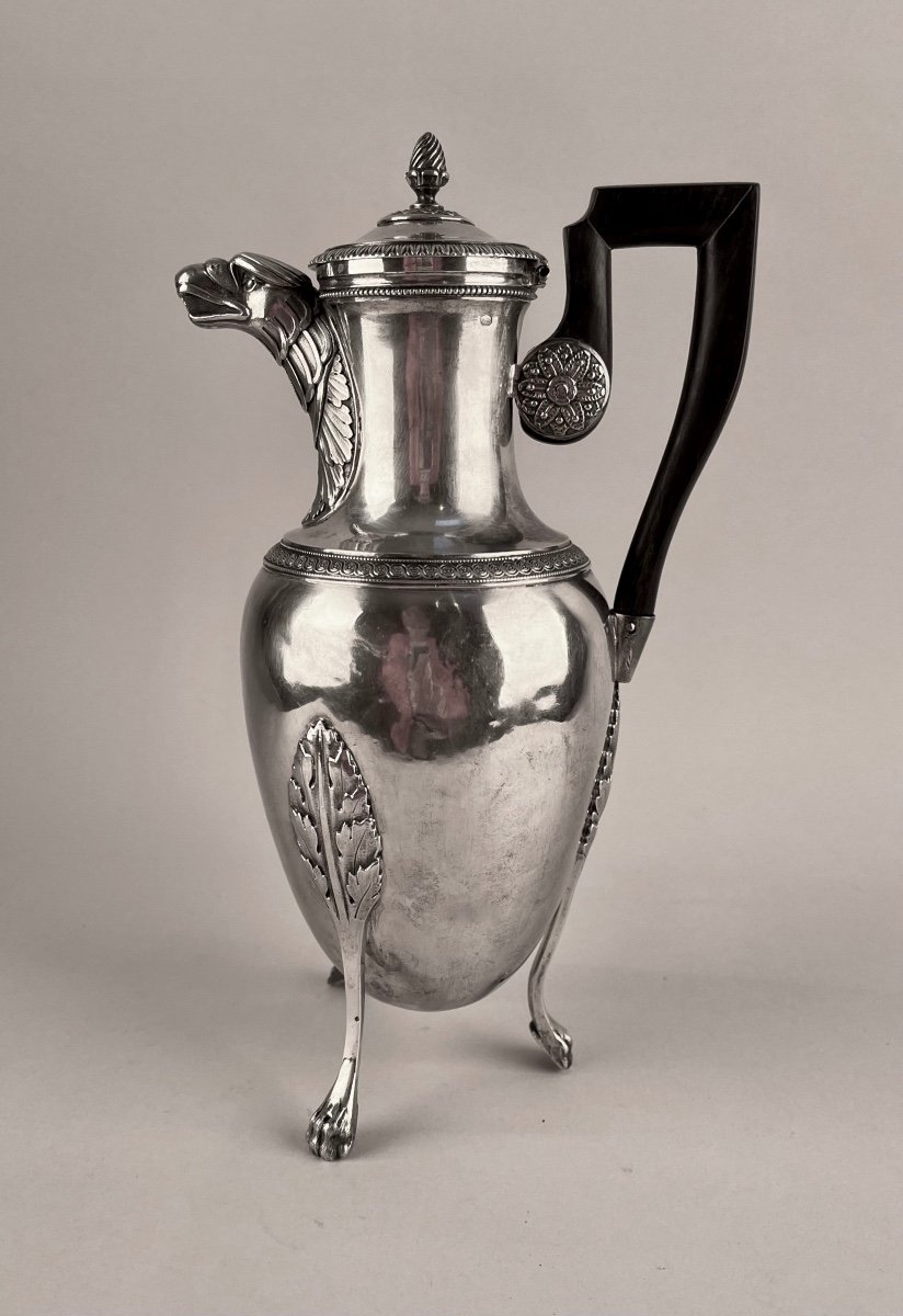 Silver Jug With Eagle Head, Paris 1814-1819-photo-2