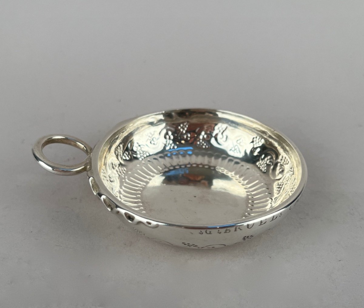 Wine Taster In Sterling Silver 1798-1809-photo-2