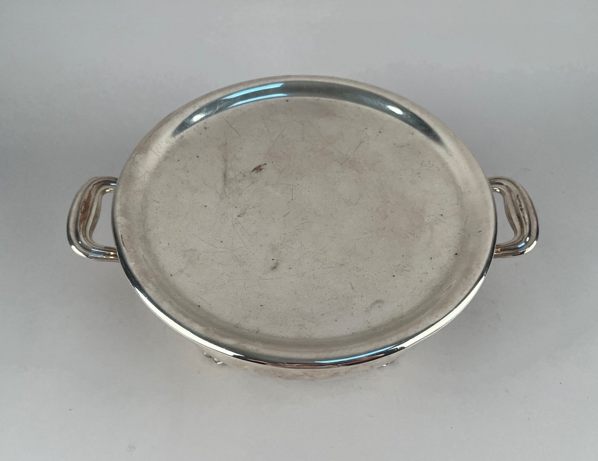 Nineteenth Century Silver Metal Tealight-photo-2
