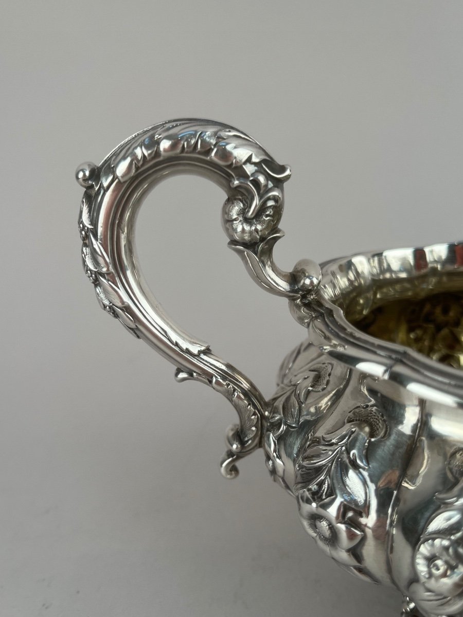 19th Century English Silver Milk Jug-photo-1