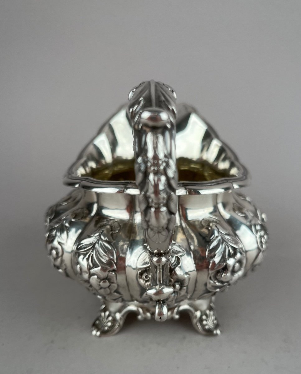 19th Century English Silver Milk Jug-photo-8