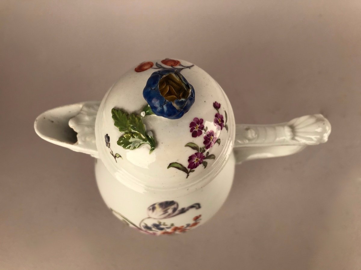 Meissen. 18th Century Porcelain Jug-photo-7