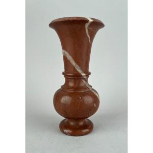 Nineteenth Century Red Marble Vase