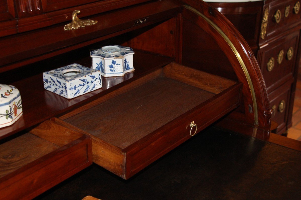 Large Cylinder Desk From The Louis XVI Period-photo-5