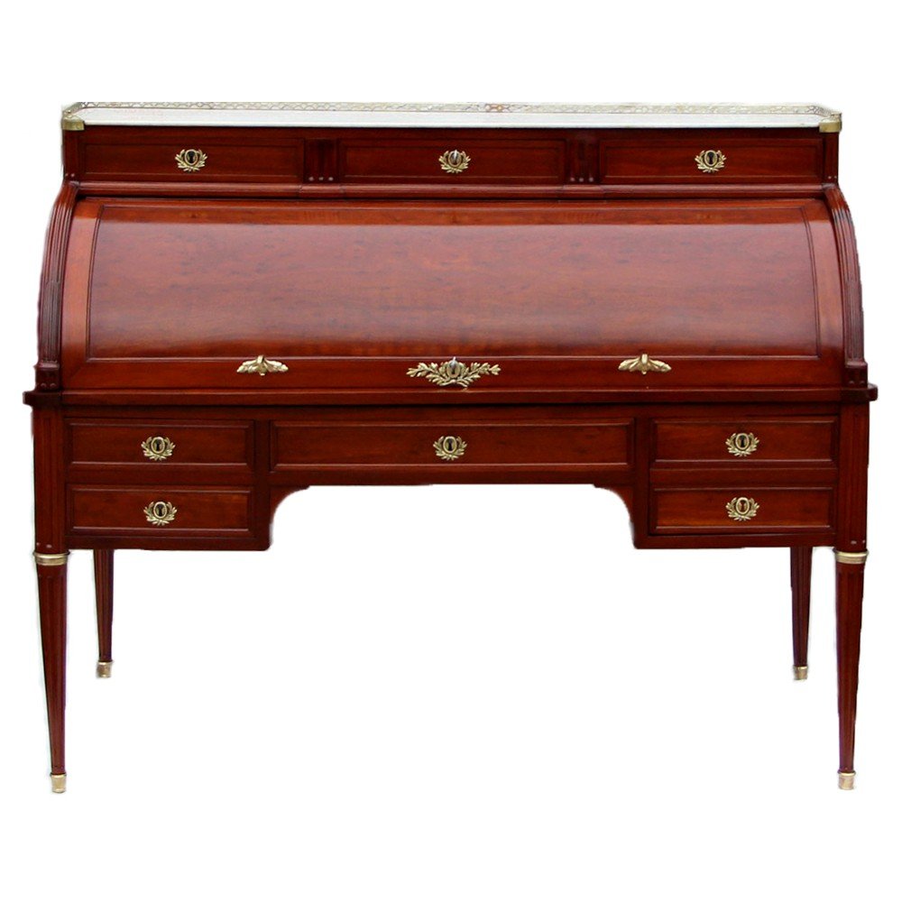 Large Cylinder Desk From The Louis XVI Period