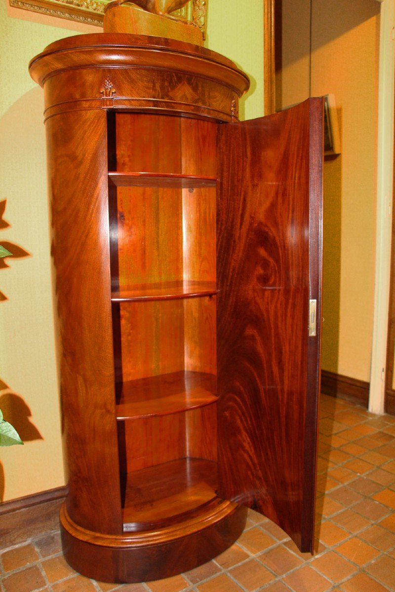 Biedermeier Style Column Wardrobe-photo-4