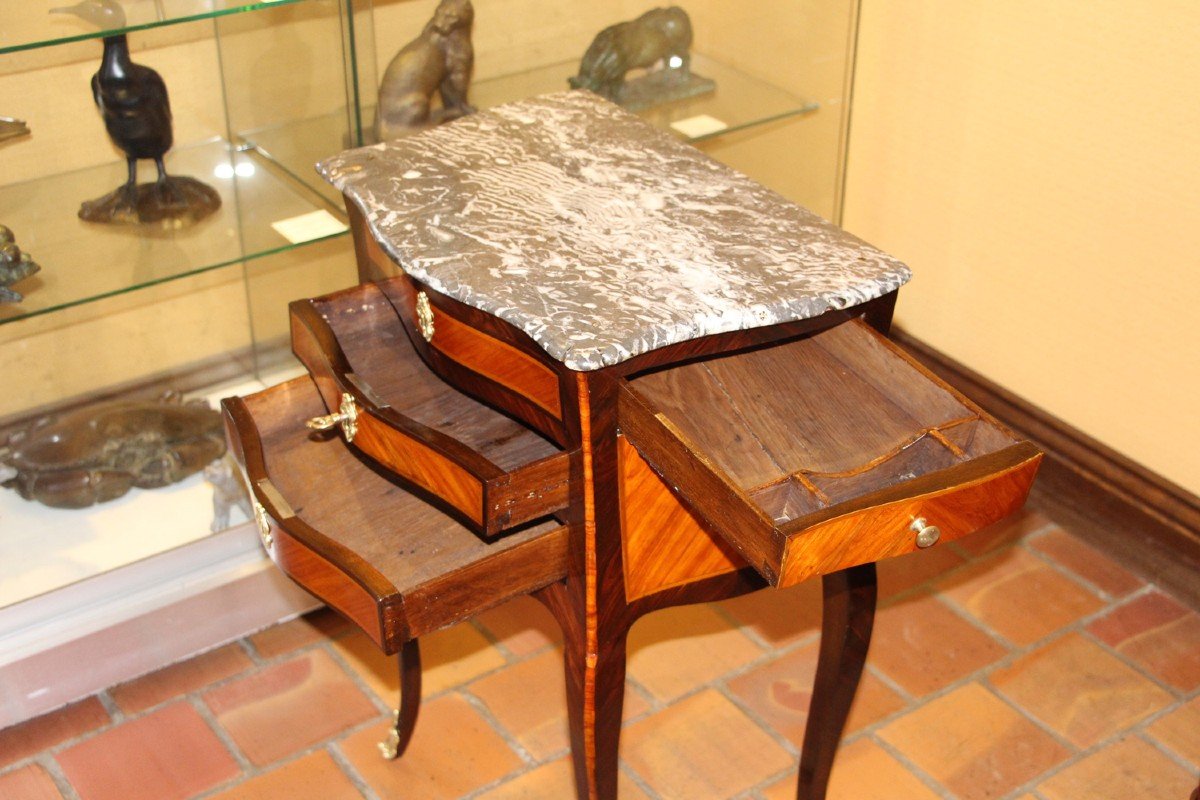 Coffee Table Stamped Gaspard Feilt (died March 30, 1763)-photo-4