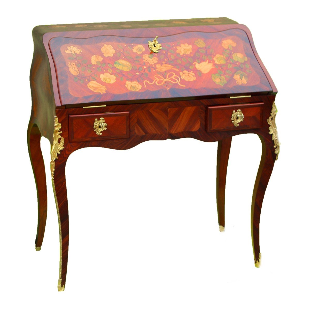 Bureau De Pente D’époque Louis XV, Estampillé,  Antoine Mathieu Criard