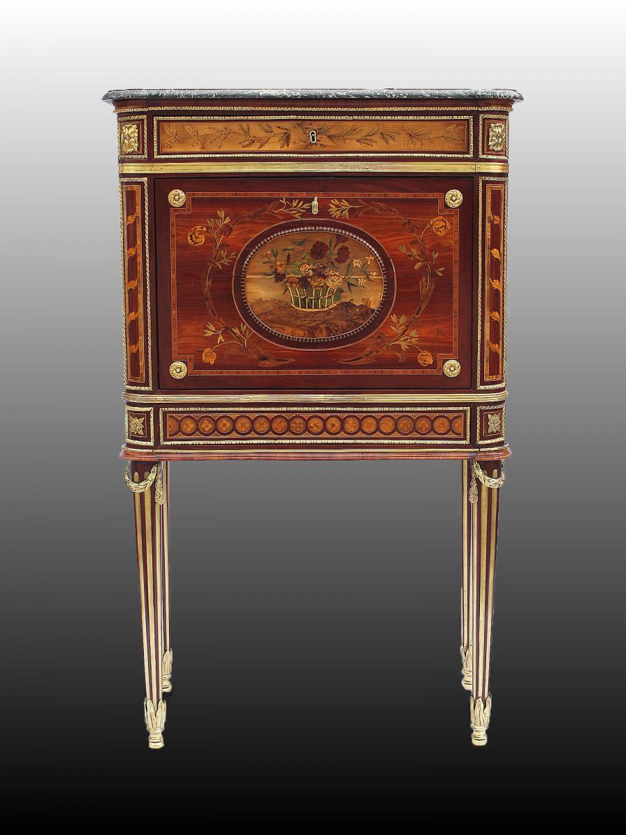 Secrétaire En Cabinet D’époque Louis XVI