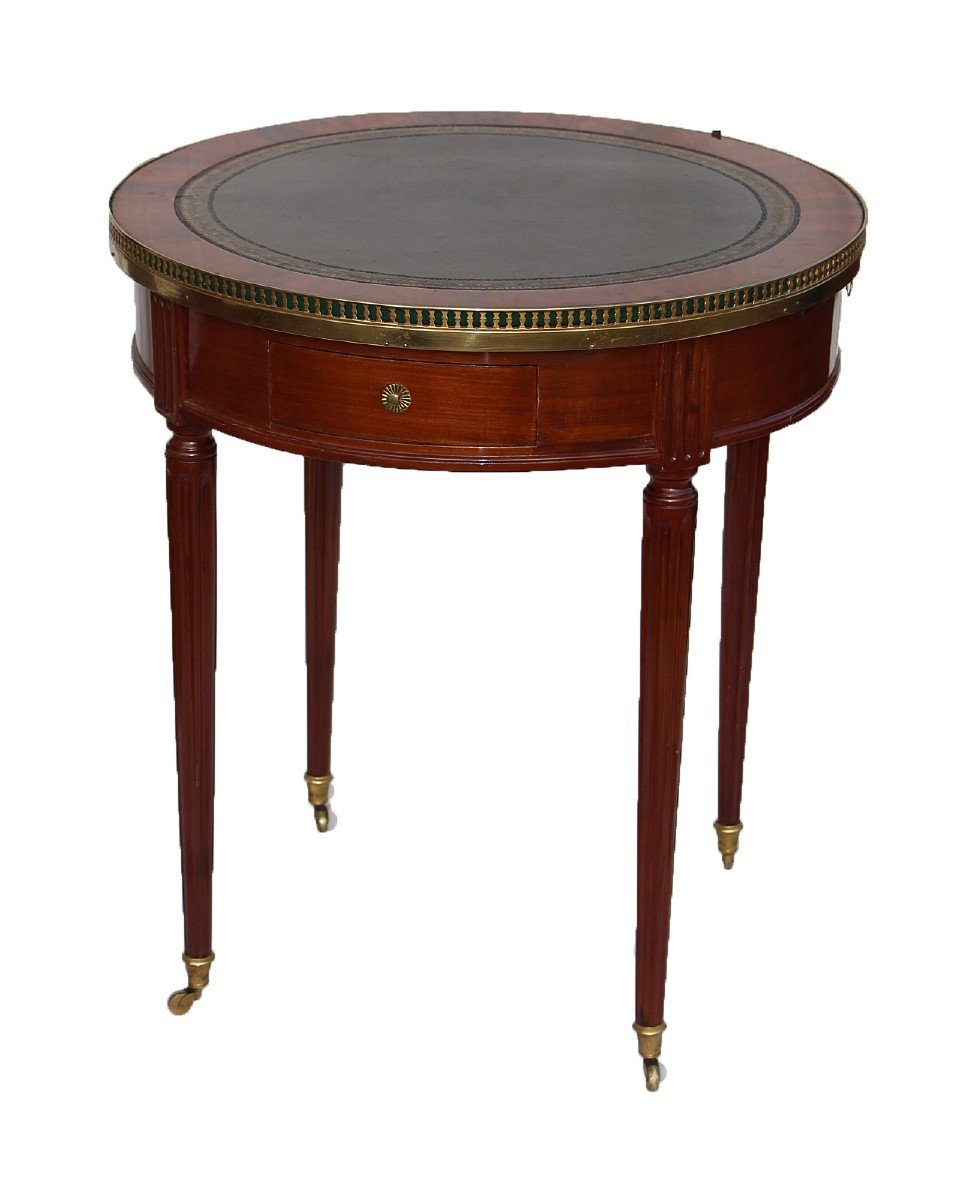 Table Bouillotte Et Son Bouchon D’époque Louis XVI