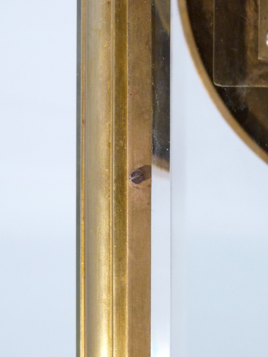 Gustave Sandoz, belle pendule cage -photo-5
