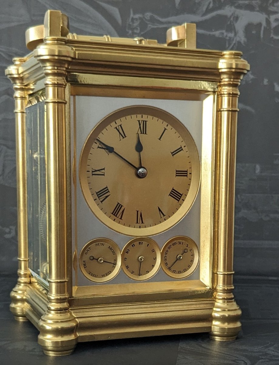 Grande Sonnerie Carriage Clock By Drocourt -photo-7