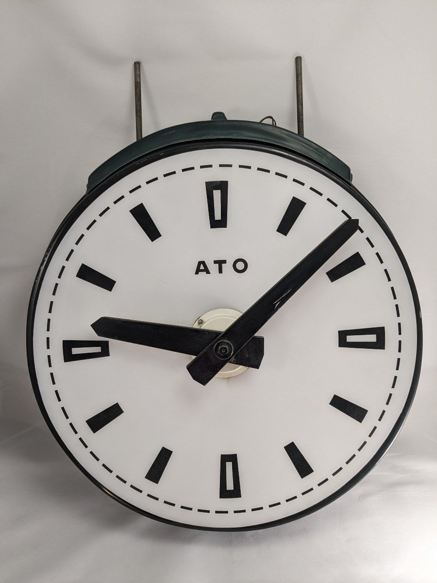 Ato Double Sided Factory Clock-photo-2