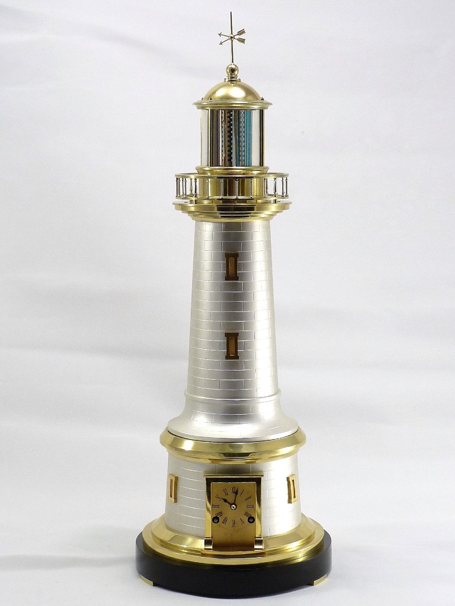 Pendule Phare, Grand Modèle De Guilmet Numéro 1281