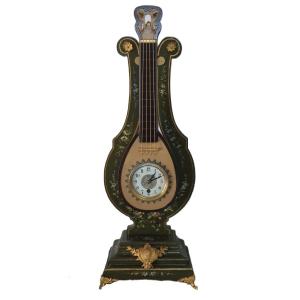 Mystery Swinging Mandolin Clock By André Romain Guilmet