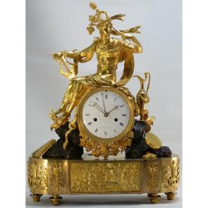 Pendule par Le Roy, "le triomphe de Bacchus"