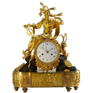 Pendule par Le Roy, "le triomphe de Bacchus"