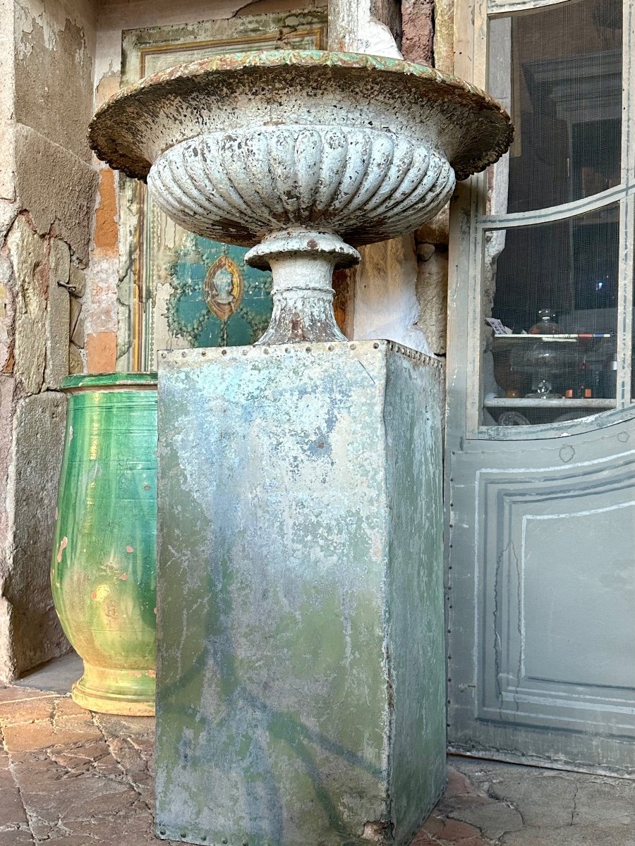 Vase Chambord En Fonte-photo-3