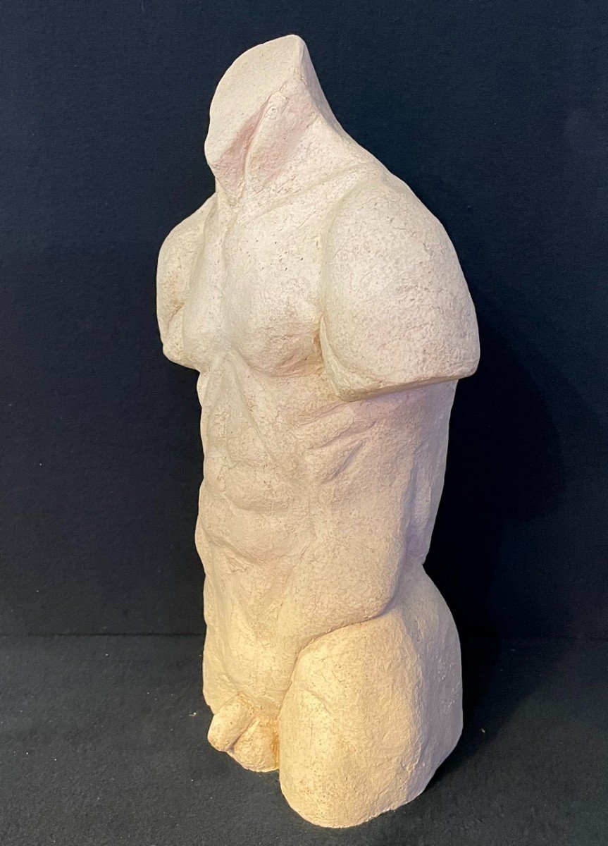 Philippe Conficconi. Antique Man Bust,  Terracotta -photo-2