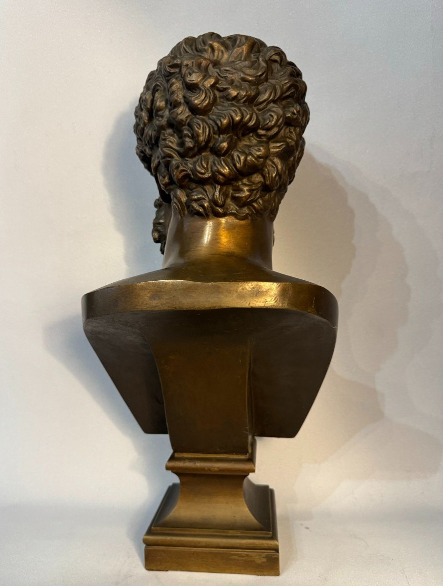 LUCIUS VERUS, buste en bronze de l’empereur romain-photo-1