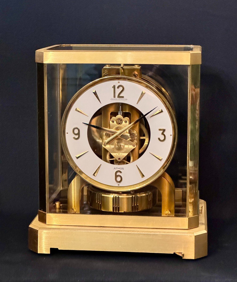 Jaeger-lecoultre Atmos Clock In Gilded Brass 