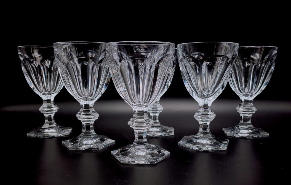 Baccarat 6 Xl Water Glasses 15.70 Cm Harcourt 1841-photo-3