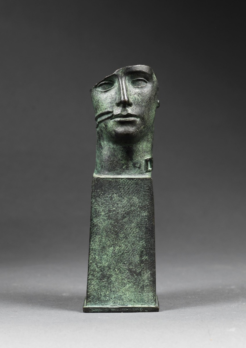 Bronze Sculpture Igor Mitoraj “tindaro” Bust Of A Man 