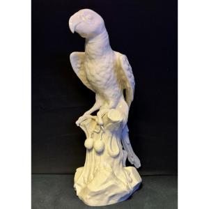 Porcelain Parrot By Samson After Meissen