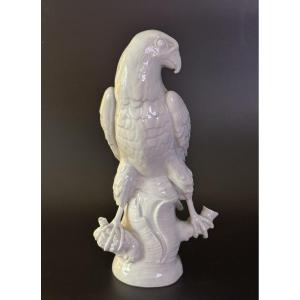 Berlin Kpm Bird Of Prey (falcon) In Porcelain H 24