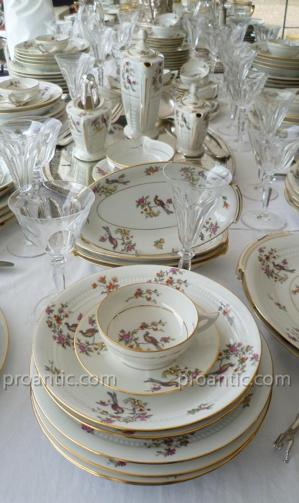 Service De Table En Porcelaine De Limoges-photo-8