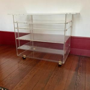 Plexi Glass Trolley